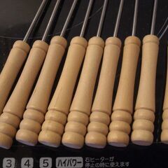 鉄串　9本SET　全長25㎝の画像