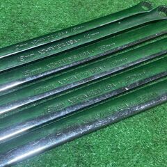 Snap-on スナップオン XDHFM ロングストレートメガネレンチ 12ポイント シリーズ 6本セット【船橋馬込店】【店頭取引限定】【中古】管理番号：IT2V870HN780の画像