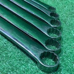 Snap-on スナップオン XDHFM ロングストレートメガネレンチ 12ポイント シリーズ 6本セット【船橋馬込店】【店頭取引限定】【中古】管理番号：IT2V870HN780の画像