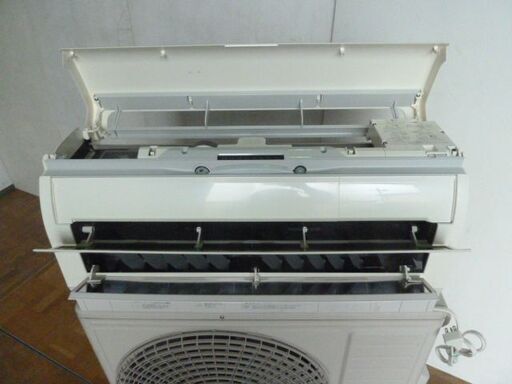 【中古】日立 ルームエアコン RAS-S71K2BK-W 白くまくん おもに23畳 冷房7.1kW 暖房8.5kW 凍結洗浄 ファンロ