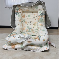ベビーベッド 折りたたみ ベッドインベッド 持ち運び可 中古品販売 11Bの画像
