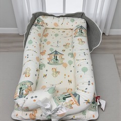 ベビーベッド 折りたたみ ベッドインベッド 持ち運び可 中古品販売 11Bの画像