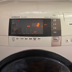 ドラム式　洗濯機　BD Ｖ3700 日立の画像