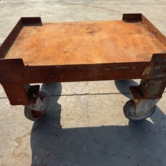 鉄　台車　キャスター付きの画像