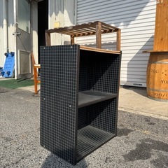 カラーボックス　黒2段の画像