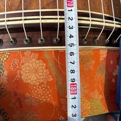 メーカー名不明　琴　13弦　大きさ183㎝　程度　の画像