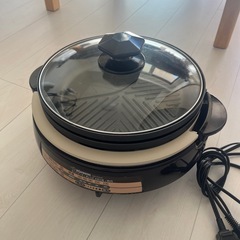 鍋、ホットプレート、焼き肉の画像