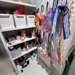 洗面ランドリー収納 大容量 ホワイトの画像