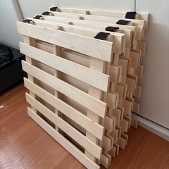 シングルマットレス用　　すのこ　折りたたみの画像