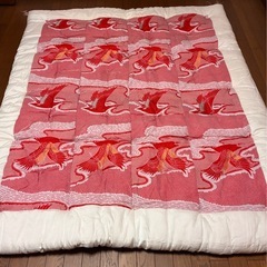 【未使用】嫁入り布団1組（掛布団&敷布団）の画像