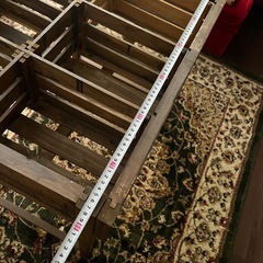 【取り引き中】木製の什器の画像