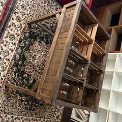 【取り引き中】木製の什器の画像