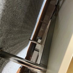 白のローテーブルの画像