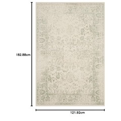 新品　[3個セット]SAFAVIEH アクセントラグ アイボリーの画像