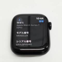 Apple Watch Series 7/GPS/41mm/A2473/ミッドナイト〈MKND3J/A〉の画像