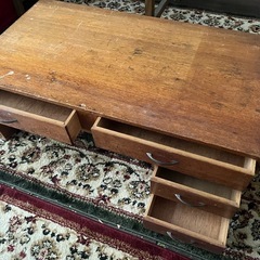 文机 木製 アンティークの画像
