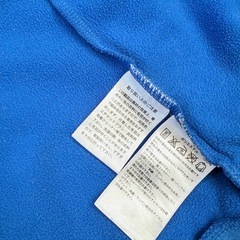 adidas パーカー 140サイズ 青/グレーの画像