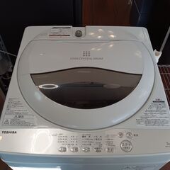TOSHIBA　洗濯機　5kg　AW-5G6　2019年製  ■買取GO‼　栄和店　の画像