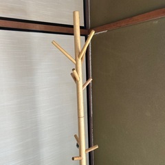 木製 ポールハンガーの画像