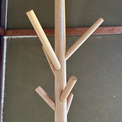 木製 ポールハンガーの画像