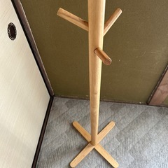 木製 ポールハンガーの画像