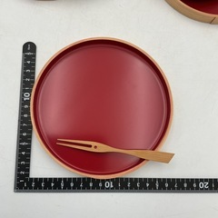 大館曲げわっぱ銘々皿5枚の画像