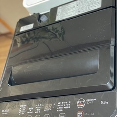 送料・設置込み可　洗濯機　5.5kg ヤマダ電機　2024年【分解クリーニング済み】の画像