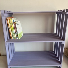 値下げします❗️
子供本6冊‼️自作本棚付き❣️の画像