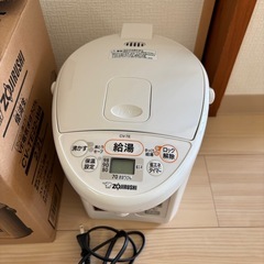 【ほぼ未使用】象印 CV-TE22-WA 電気ポット 2.2Lの画像