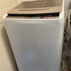 お譲り決定しました。日立全自動洗濯機　2017年式　9Lの画像