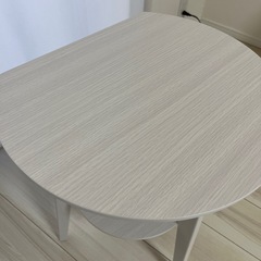 サイドテーブル コーナーテーブル 白の画像