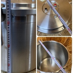 C(7662) ワンダーシェフ プロ 圧力鍋 ビッグ 30L NPDC30 IH対応 両手鍋 業務用 飲食店 店舗用 厨房用 中古の画像