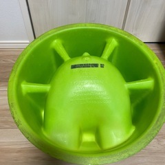 バンボ　ジャンク品　グリーン　ベビーチェアの画像