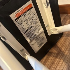 折りたたみ クッション 椅子 チェア 黒 ブラック パイプの画像