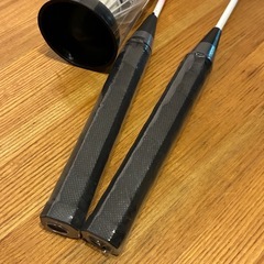 未使用　美品　バドミントン　おもちゃ　シャトル　羽　5個　付きの画像