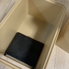 ❤️断捨離早い者勝ち　オシャレなゴミ箱　洗剤にて洗い済み　訳ありの画像