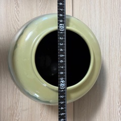 山景色の描かれた陶器 花瓶 壺 インテリア オブジェの画像