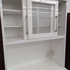 ★リユースのサカイ水戸店★ NITORI レンジボード ホワイト H200.5×D50.5×W90 クリーニング済み MT6138の画像