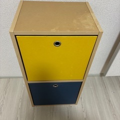 無印良品　カラーボックス2段の画像