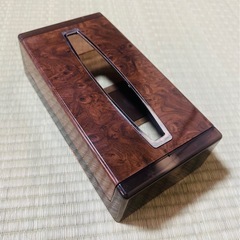 【無料】CARMATE 木目調 ティッシュBOXの画像