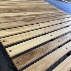 M167 折りたたみ　ベットフレーム　　ブラックの画像