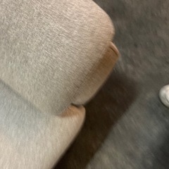 M168　ニトリ 2人掛けソファ 布張りタイプの画像