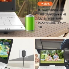 ポータブルDVDプレイヤー 15.6インチ 新品同様
の画像