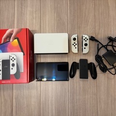 Nintendo Switch 有機 EL モデル 本体 ホワイト スイッチの画像