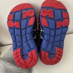 スパイダーマン　キッズ　シューズの画像
