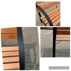 ガーデンベンチ　幅122cm×奥行き48cm×高さ74cm　中古品の画像