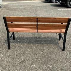 ガーデンベンチ　幅122cm×奥行き48cm×高さ74cm　中古品の画像