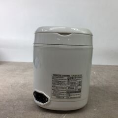 YAMAZEN/山善 小型炊飯器 YJE-M150 1.5合炊き 白/ホワイト 2021年製 動作確認済 25k菊の画像