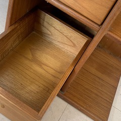 美原店 木製 タワーラック 小物入れ　引き出し収納の画像