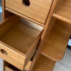 美原店 木製 タワーラック 小物入れ　引き出し収納の画像